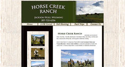 Desktop Screenshot of horsecreekranch.com